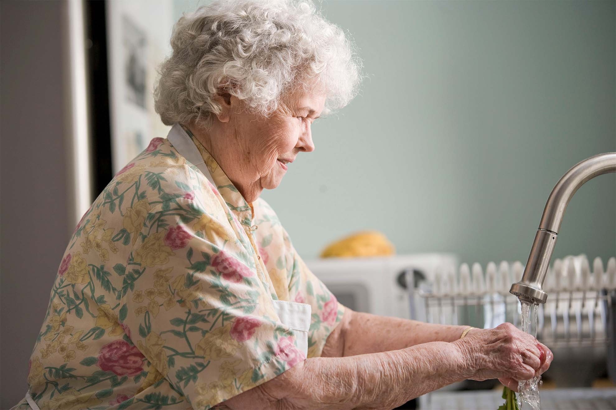 resident-washing-up