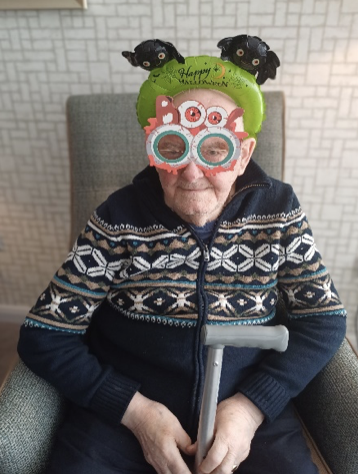 Oakbank Care Home celebrated Halloween with a festive visit from Ardvreck Nursery children