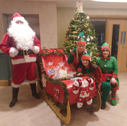 Christmas activities at Oakbank Care Home in Crieff