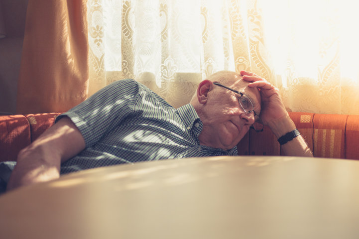 old man confused