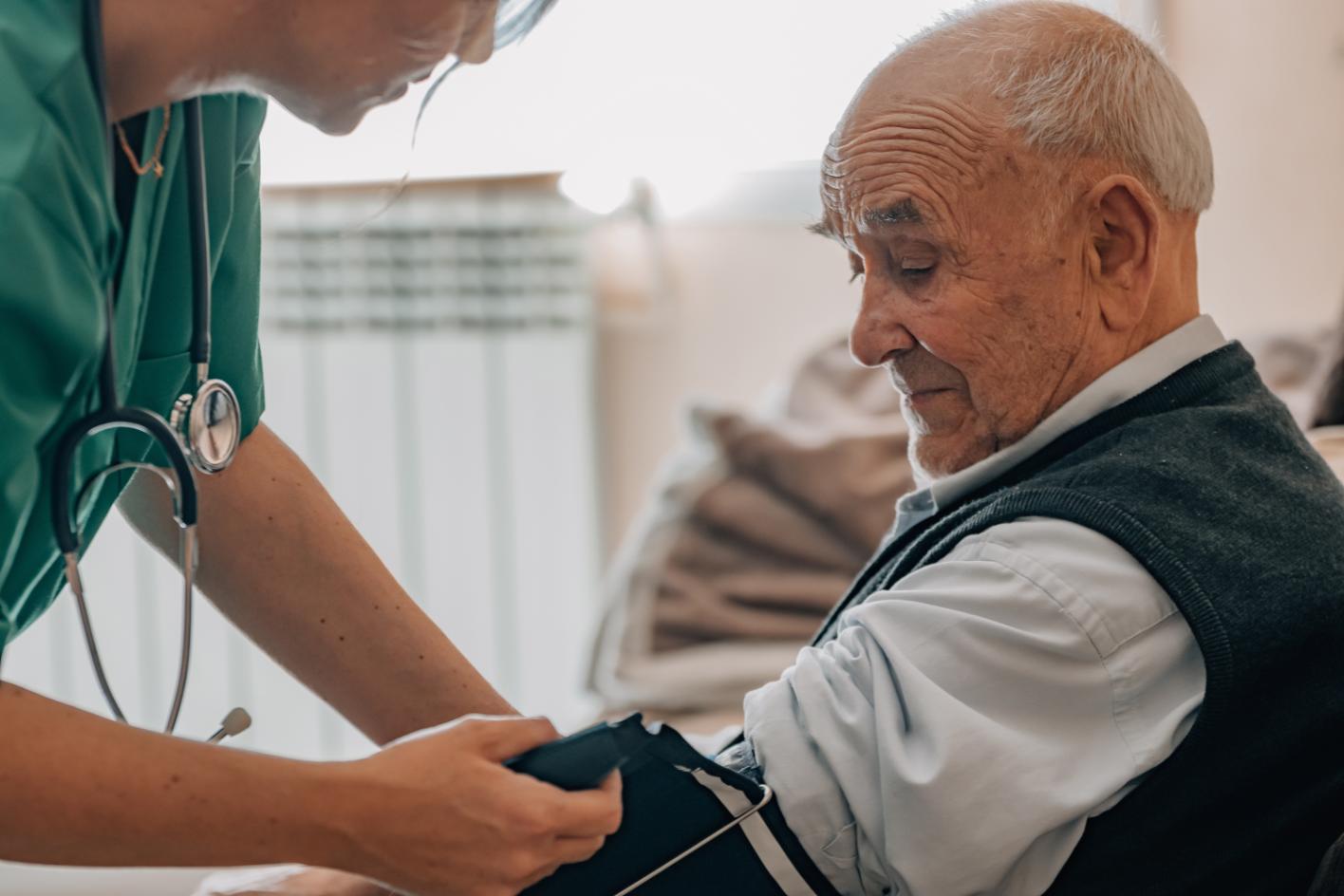 resident-getting-blood-preassure-taken
